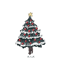 Merry Christmas Sticker by R.A.F.