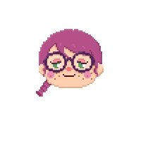 Happy Pixel Sticker