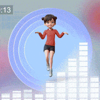 mocoaifay animation dog girl cartoon GIF