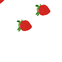 Fall Strawberry Sticker