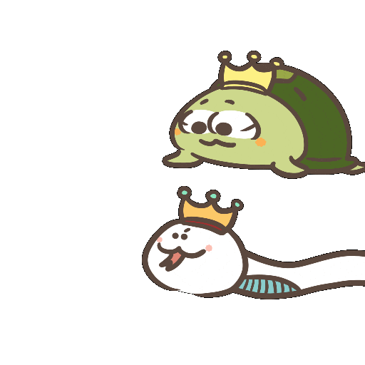 Crown Snake Sticker