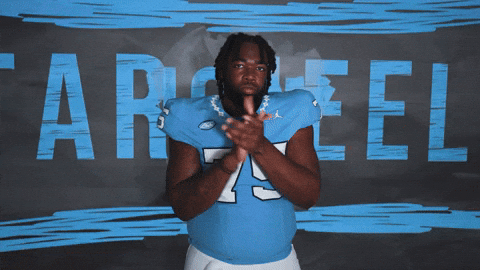 University Of North Carolina Football GIF by UNC Tar Heels