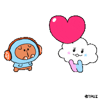 Heart Love Sticker by LINE FRIENDS