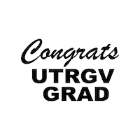 Graduation Grad Sticker by The University of Texas Rio Grande Valley