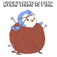 Nervous Its Okay Sticker by Pudgy Memez