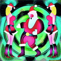 Santa Claus Yes GIF by PEEKASSO