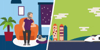 travel hug GIF by SNCF
