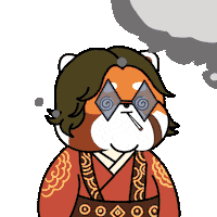 Like A Boss Deal With It Sticker by Kanpai Pandas