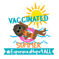 Vaccine Summer Vibes Sticker by UnidosUS