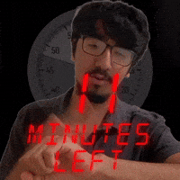 11 minutes left