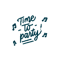 Party Time Sticker by Novella Wedding-Event Planner