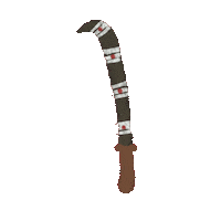 Knife Reaction Sticker