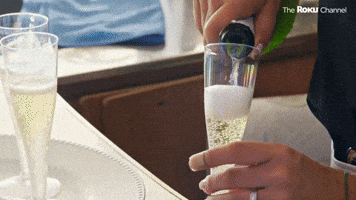 Drinking Champagne On A Yacht