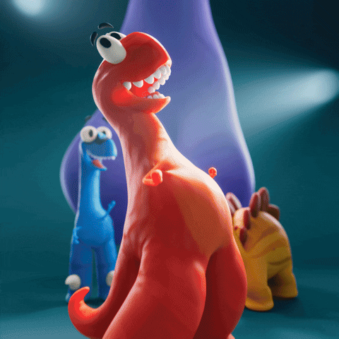 Happy Dance GIF by Claynosaurz