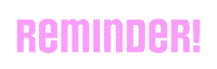 its_nvillalobos reminder diseno grafico recordatorio itsnvillalobos Sticker