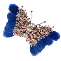 Butterfly Brooch Sticker by Aidan and Ice