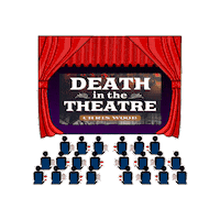 Death In The Theatre Sticker by Pen & Sword Books