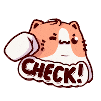 budjifriends cats check highfive toto Sticker