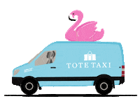 ToteTaxi tt tote taxi Sticker