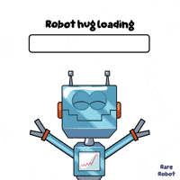 Robot Hug GIF by VeeFriends