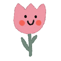 Pink Flower Sticker
