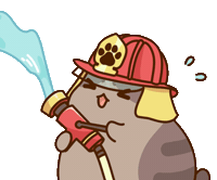 Cat Working Sticker by Bichi Mao