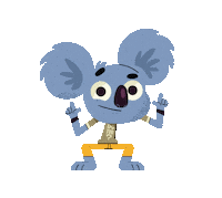 Koala Camping Sticker by Sandaya