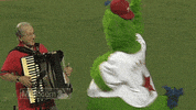 Phillie Phanatic Baseball GIF by MLB