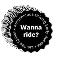 Sticker Wanna Sticker by Verne Robotaxi