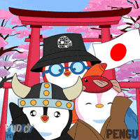 Mount Fuji Travel GIF by Pudgy Penguins