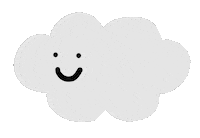 Happy Cloud Sticker