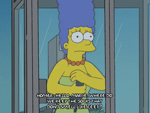 marge simpson phonecall GIF