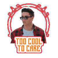 Too Cool To Care Zane Sticker by Gormiti - The New Era