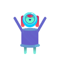 happy dance Sticker by Pilastrum