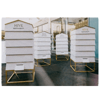 Bee Love Sticker by Hive Selfridges