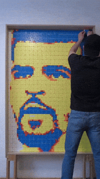 Three Lions Art GIF