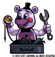 Five Nights At Freddys Help Wanted Sticker by Steel Wool Studios