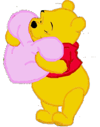 winnie the pooh hug Sticker