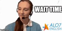 wait total physical response GIF by ALO7.com