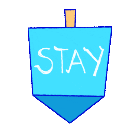 Jewish Stay Home Sticker by INTO ACTION