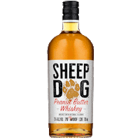 sheepdogau drink whiskey sheep dog mutts nuts Sticker