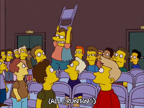 Episode 19 Fight GIF by The Simpsons