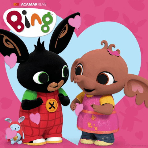 valentine love GIF by Bing Bunny