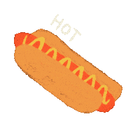 Moncoeurid food snack hotdog sausage Sticker