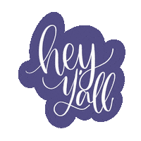 Texas Hand Lettered Sticker