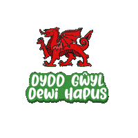 St Davids Day Dydd Gwyl Dewi Sticker