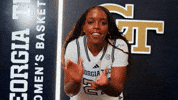 Womens Basketball Adidas GIF by Georgia Tech Yellow Jackets