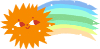 sophiemcpike happy rainbow space star Sticker