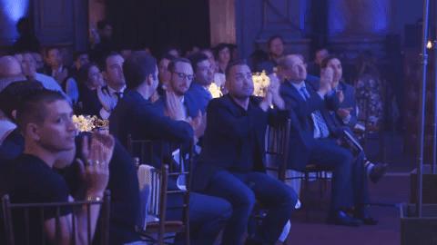 clapping audience GIF by Clio Awards