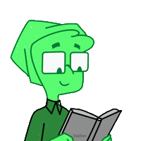 Book Smile Sticker
